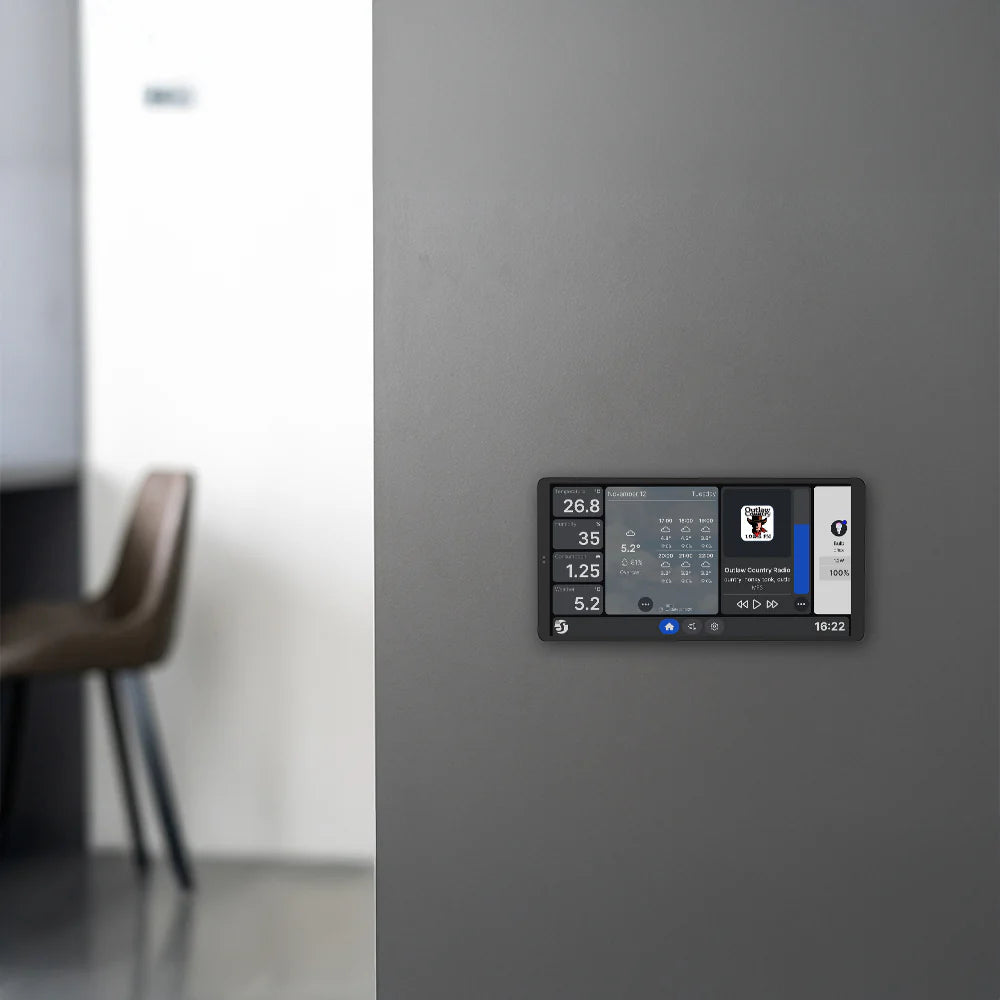 Shelly Wall Display X2 Silver – Nástěnný dotykový panel s Wi-Fi a Bluetooth Shelly Wall Display X2 Silver – Nástěnný dotykový panel s Wi-Fi a Bluetooth
